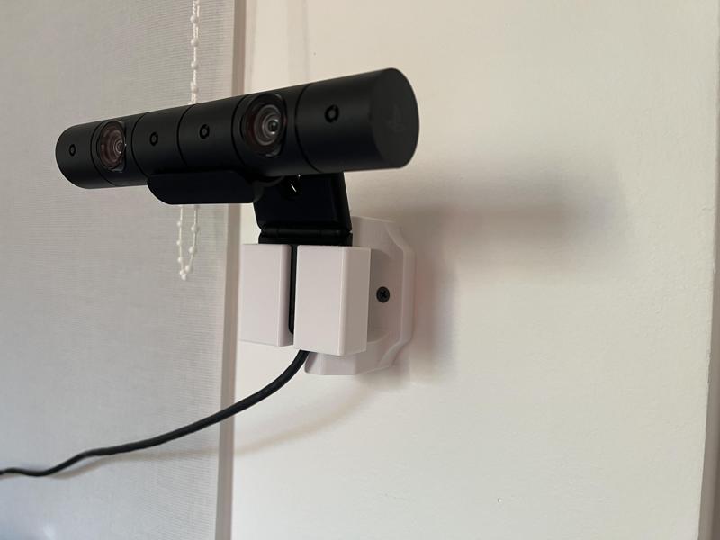 Remixed base for PS4 Camera V2 Wall Mount