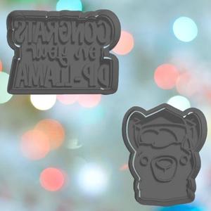 Graduation Congrats On Your Dip-Llama Cookie Cutter Set