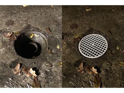 Water drainage grid - Ø245x15