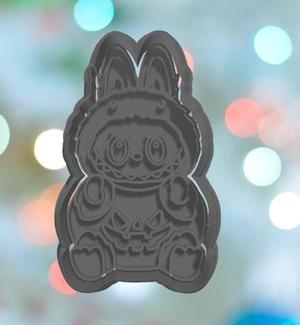 Halloween Jack O Lantern Labubu Cookie Cutter