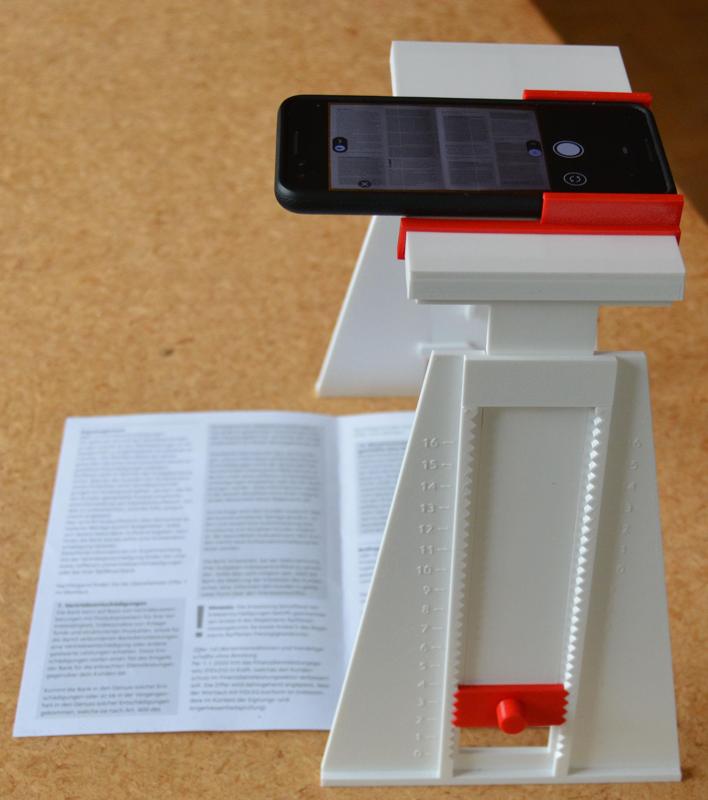 Smartphone Document Scanner Tripod