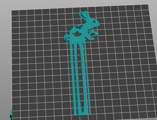 eastern rabbit bookmark