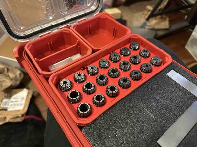 Low Profile Packout ER-20 Collet Holder Insert