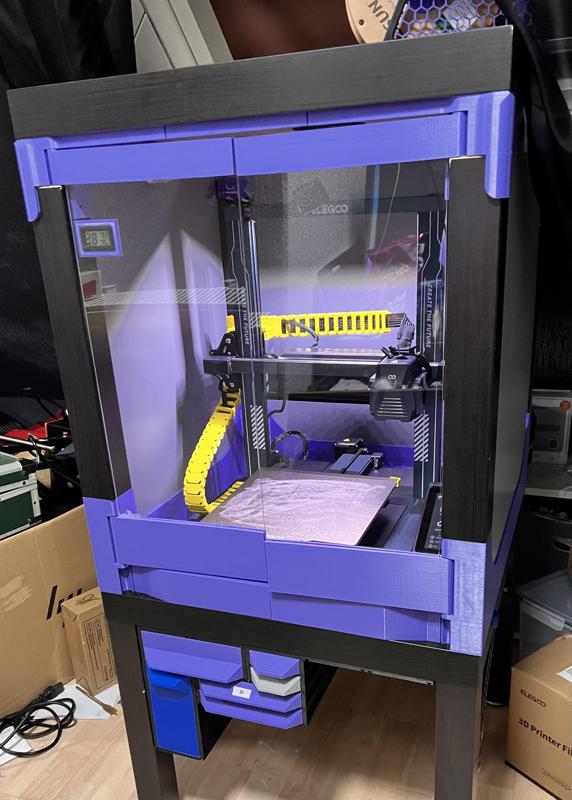 Smaller Corners for Ikea Lack Enclousure