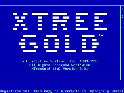 XTree Gold - Memorable DOS Apps Coaster