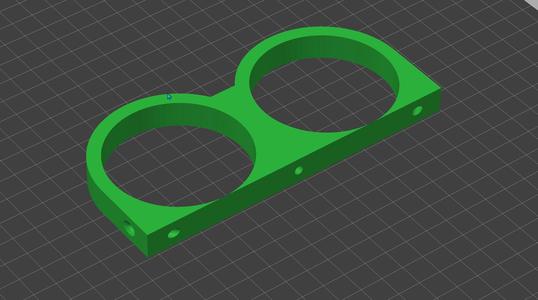 Two 2 inch PVC Holder