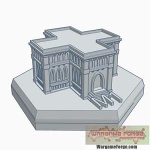 Gothic Building 1 Hex Map Scale HMSG001