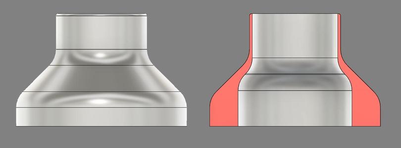 Vacmaster AM201 to 4 inch duct adapter