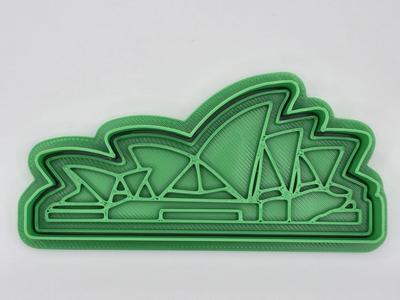 Sydney Opera Cookie Cutter Playdoh Stamp