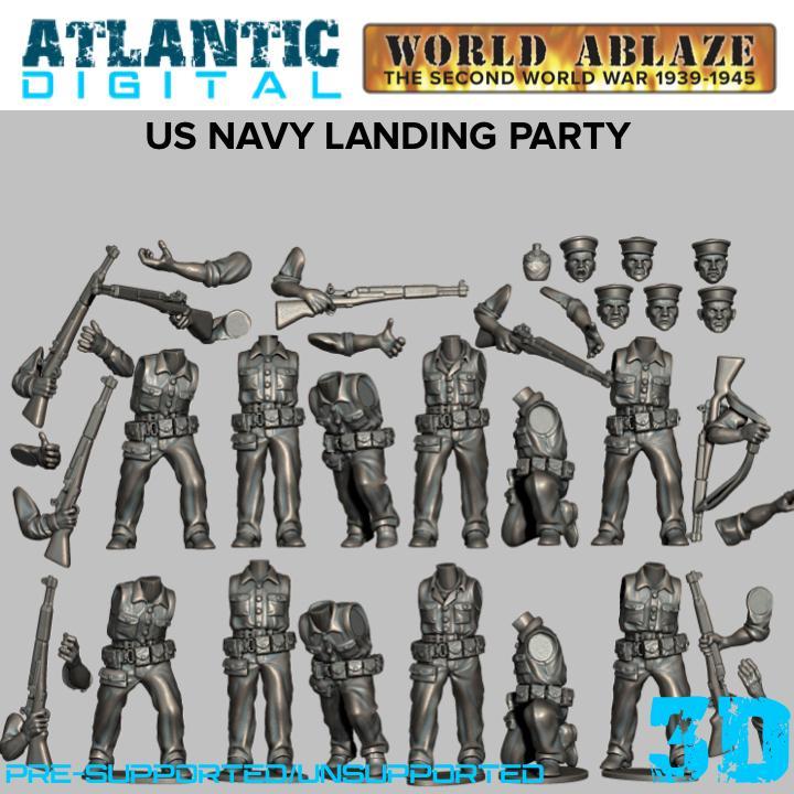 WW2 US Navy Landing Party