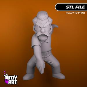 Mr. Uruchi Judge STL - Medabots Judge