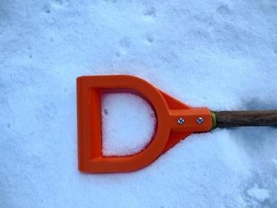 Snow shovel handle