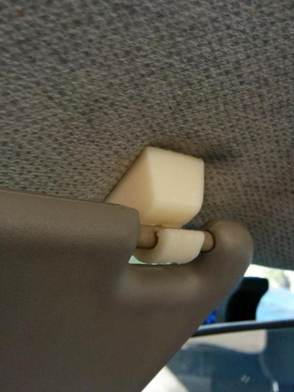 Opel (Vauxhall) Corsa B - Sun visor hook