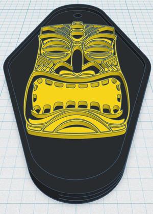 Tiki Keytag 49