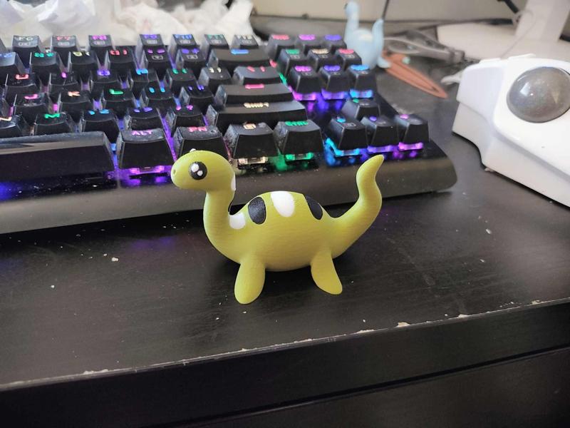 Cute Lock Ness Monster - Multicolor AMS