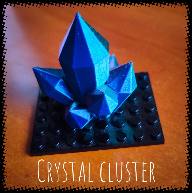 Crystal Cluster (with Lego compatible version)