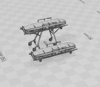 stretcher fireman ambulance