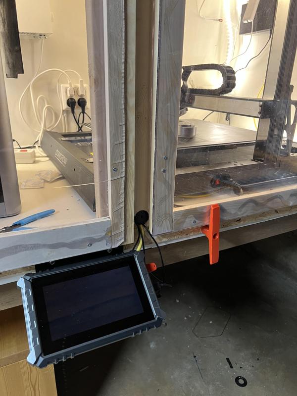 Comgrow T500 display holder, external cabinet mount