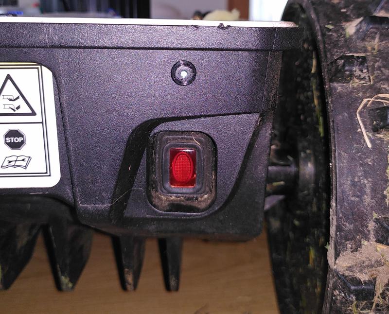 Light guide for the Neo Pixel LED of the OpenMower Mainboard