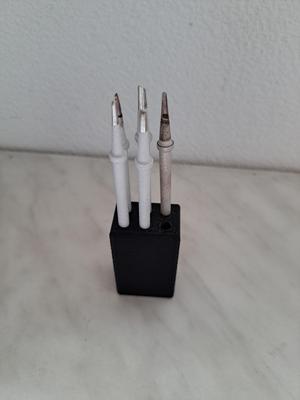 Soldering tip holder