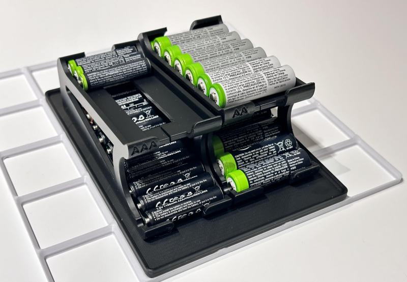 Battery Holder Gridfinity 3x4