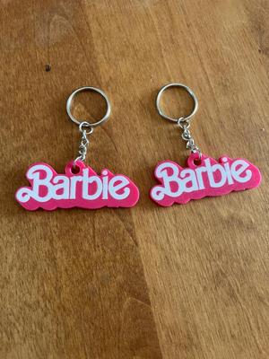 Barbie Logo Keychain