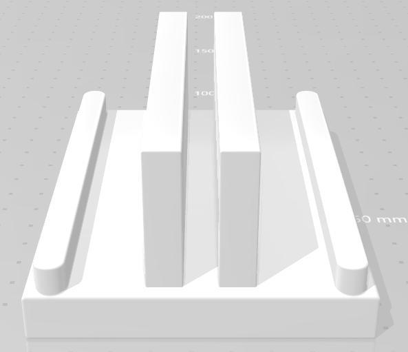 Vertical laptop stand