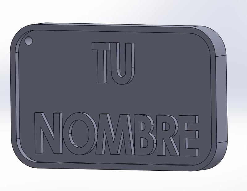 Placa personalizable