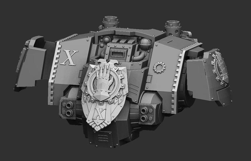 Iron Hands Redemptor Dreadnought Legion Add-ons