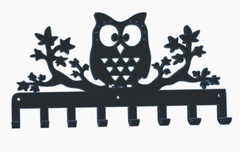 owl key holder