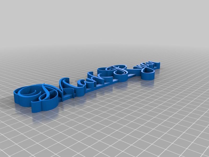MRyan 2nd3D name plate