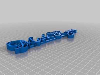 MRyan 2nd3D name plate
