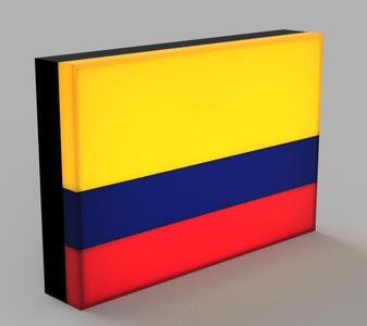 World Flags - Colombia LED Lamp