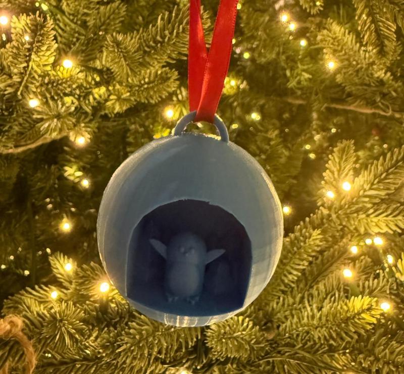 penguin ornament "print in place"
