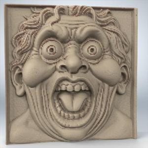 Bust Bas Relief - 11