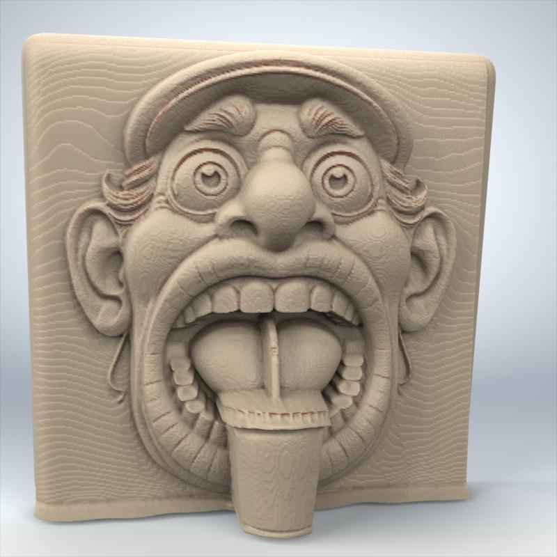 Bust Basrelief-1