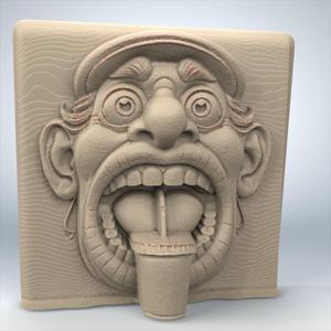 Bust Basrelief-1