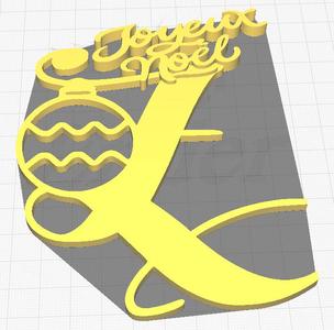 christmas decoration letter Z