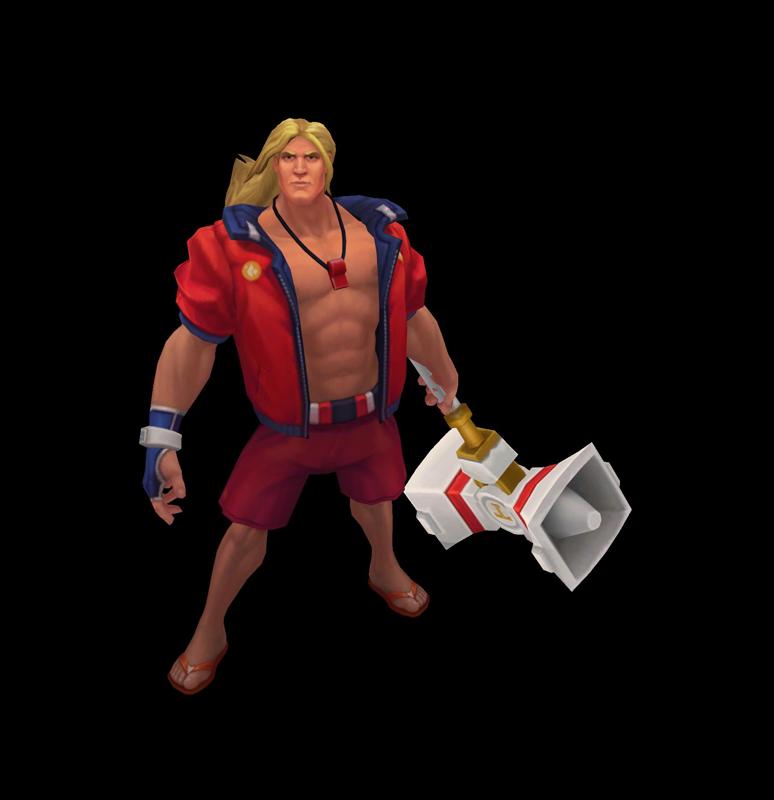 Pool Party Taric League of Legends 3D print model