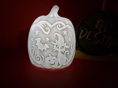 Cat Ver 4 Halloween Pumpkin Lights