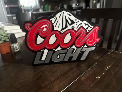 COORS  LIGHT lightbox