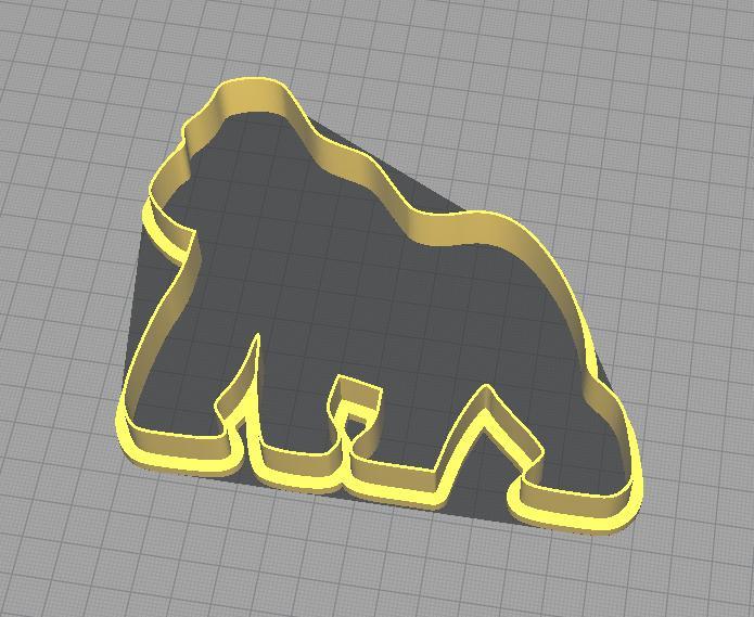 Harambe- Gorilla- Monkey- Ape- Cookie Cutter