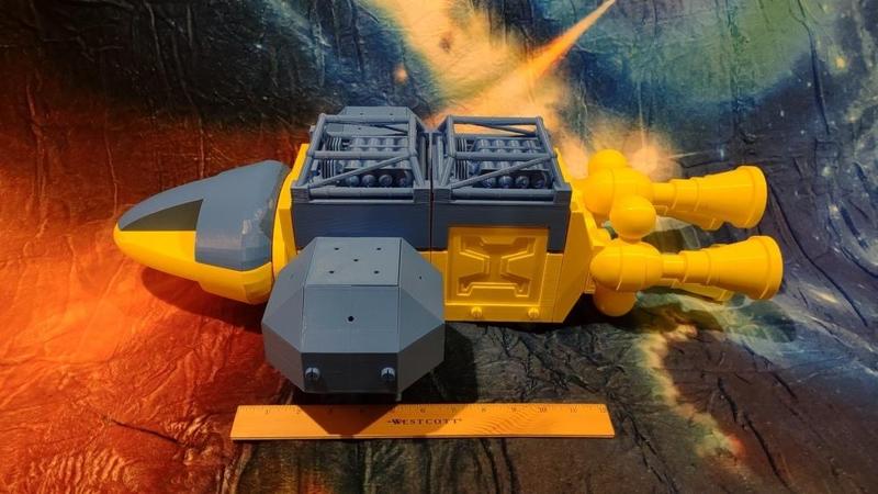 Planetary Explorer Modules  RhoLaBoP Spaceship (Rhombicuboctahedron Large Bird of Prey)