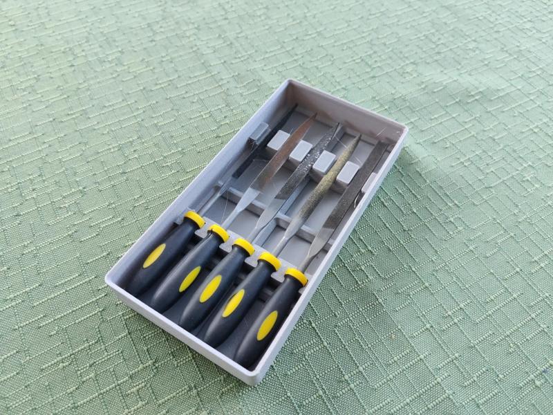 Gridfinity 5x Needle Files