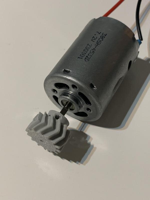 Gear for 2.3mm shaft engine