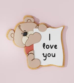Bear I love you #1 CookieCutter