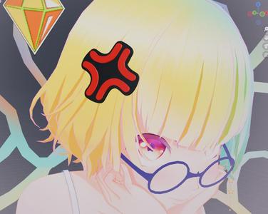 Anime anger hair clip