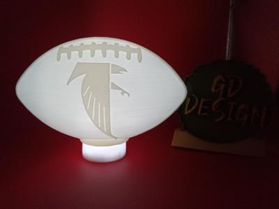 Retro Atlanta Falcons NFL FOOTBALL LIGHT