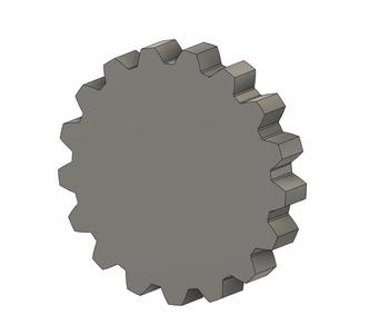 DIN 5482 32x28 Gear Section