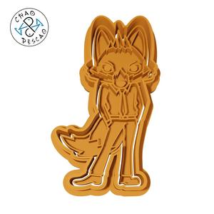 OOKAMI Aggretsuko (no 11) - Cookie Cutter - Fondant - Polymer Clay